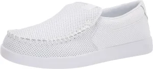 DC mens Villain Casual Slip on Skate Shoe, White, 14 US