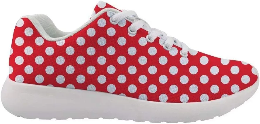 Dellukee Fashion Shoes for Women Men White Bottom Lace Up Casual Non Slip Wide Width Sneakers