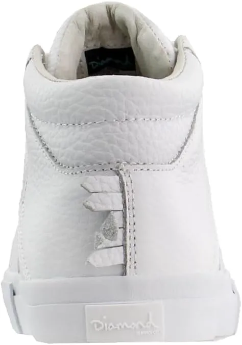 Diamond Supply Co. Mens Folk Mid Sneakers Shoes Casual - White