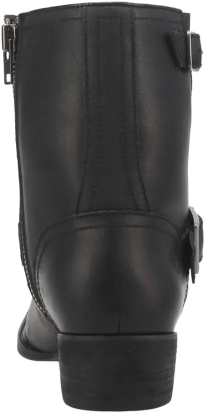Dingo Mens Hackett Motorcycle Casual Boots Ankle - Black