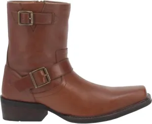 Dingo Mens Hackett Motorcycle Casual Boots Ankle - Black
