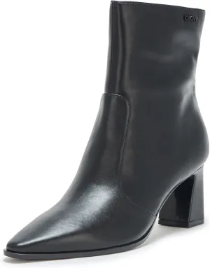 DKNY Women's Sunny Evening Slip on Heeled Bootie Fashion Boot