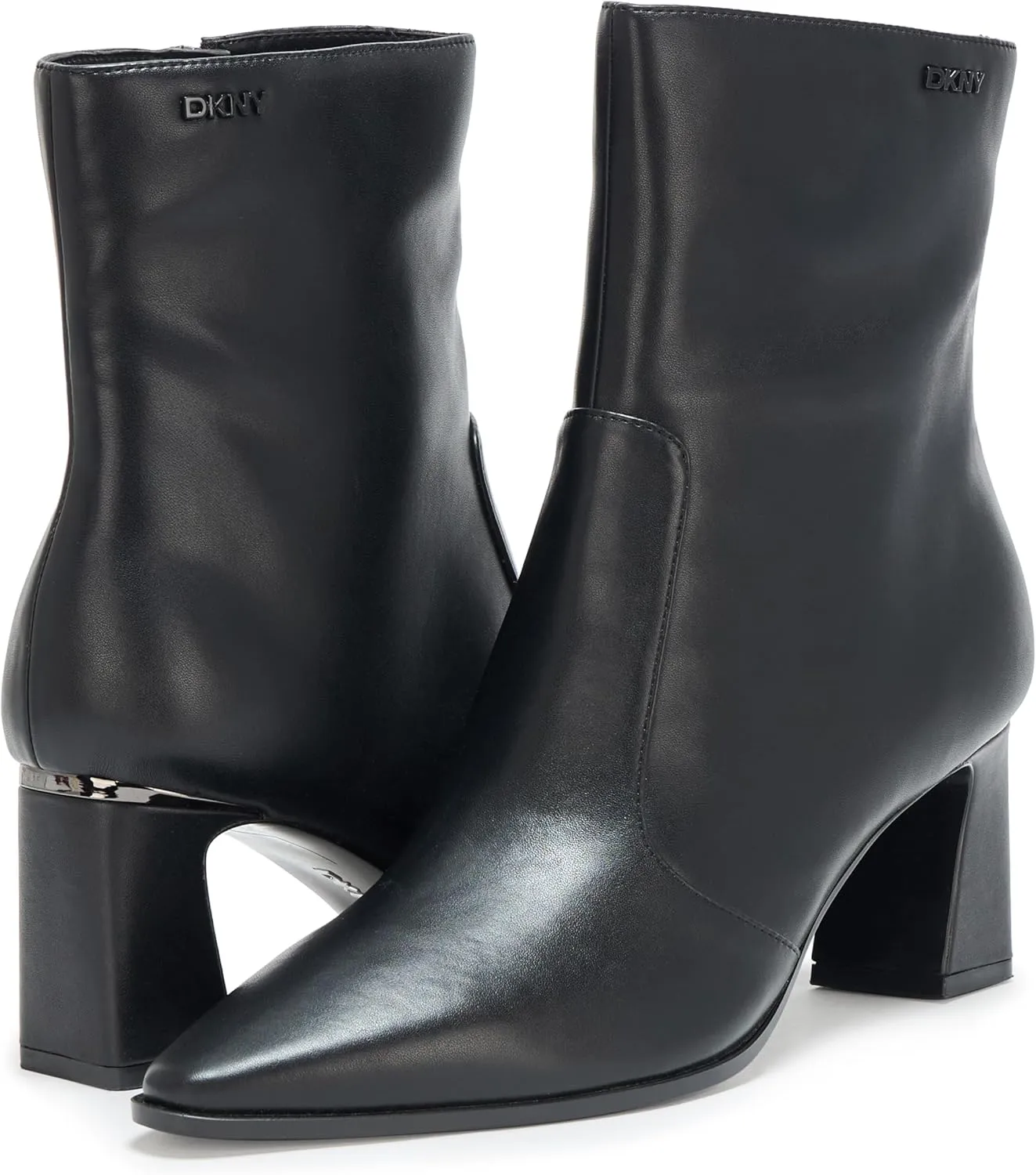 DKNY Women's Sunny Evening Slip on Heeled Bootie Fashion Boot