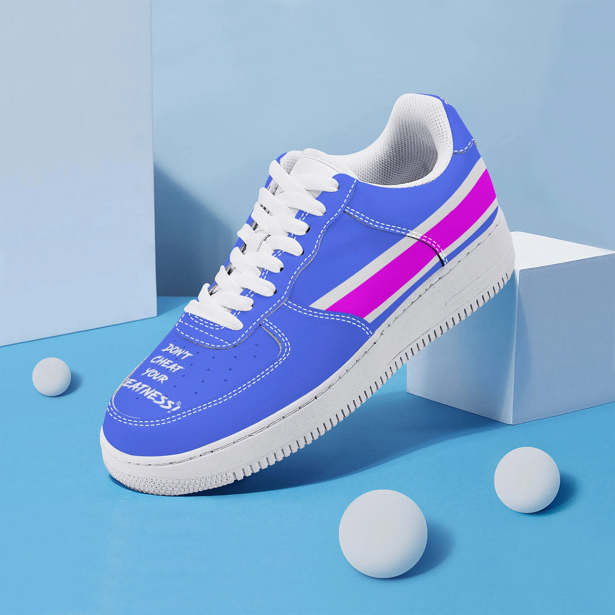 Don't Cheat Your Greatness, Low Top Unisex Sneaker