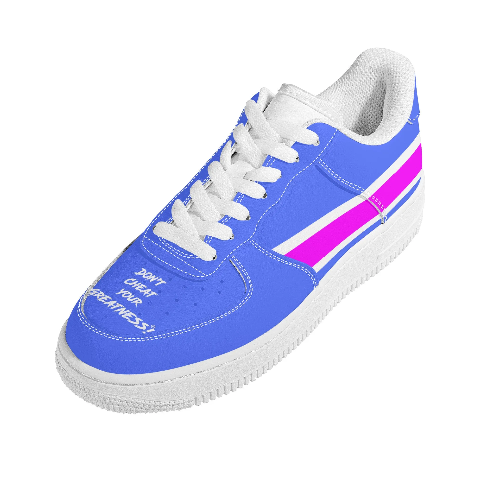 Don't Cheat Your Greatness, Low Top Unisex Sneaker