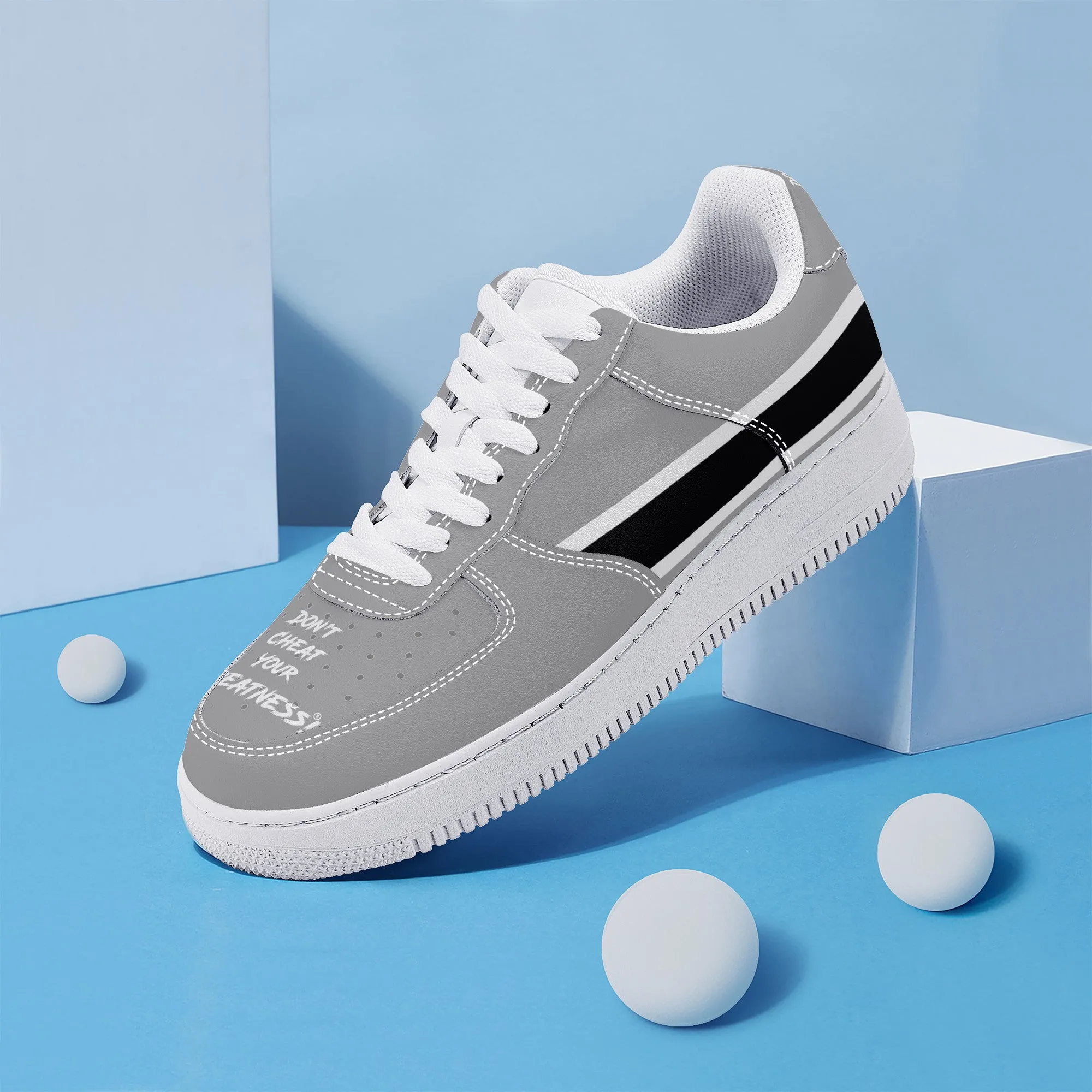 Dont Cheat Your Greatness, Low Top Unisex Sneaker
