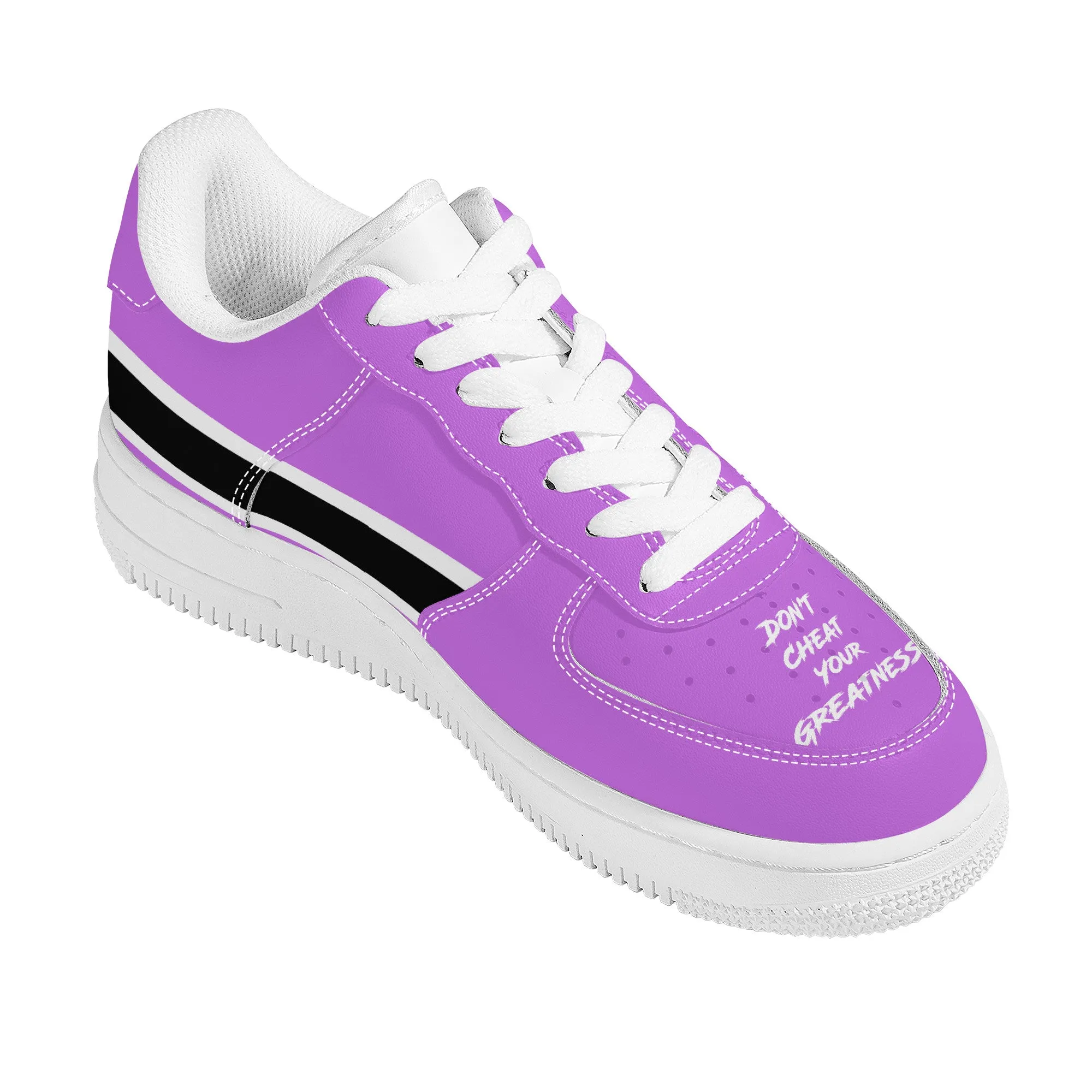 Don't Cheat Your Greatness, Low Top Unisex Sneaker