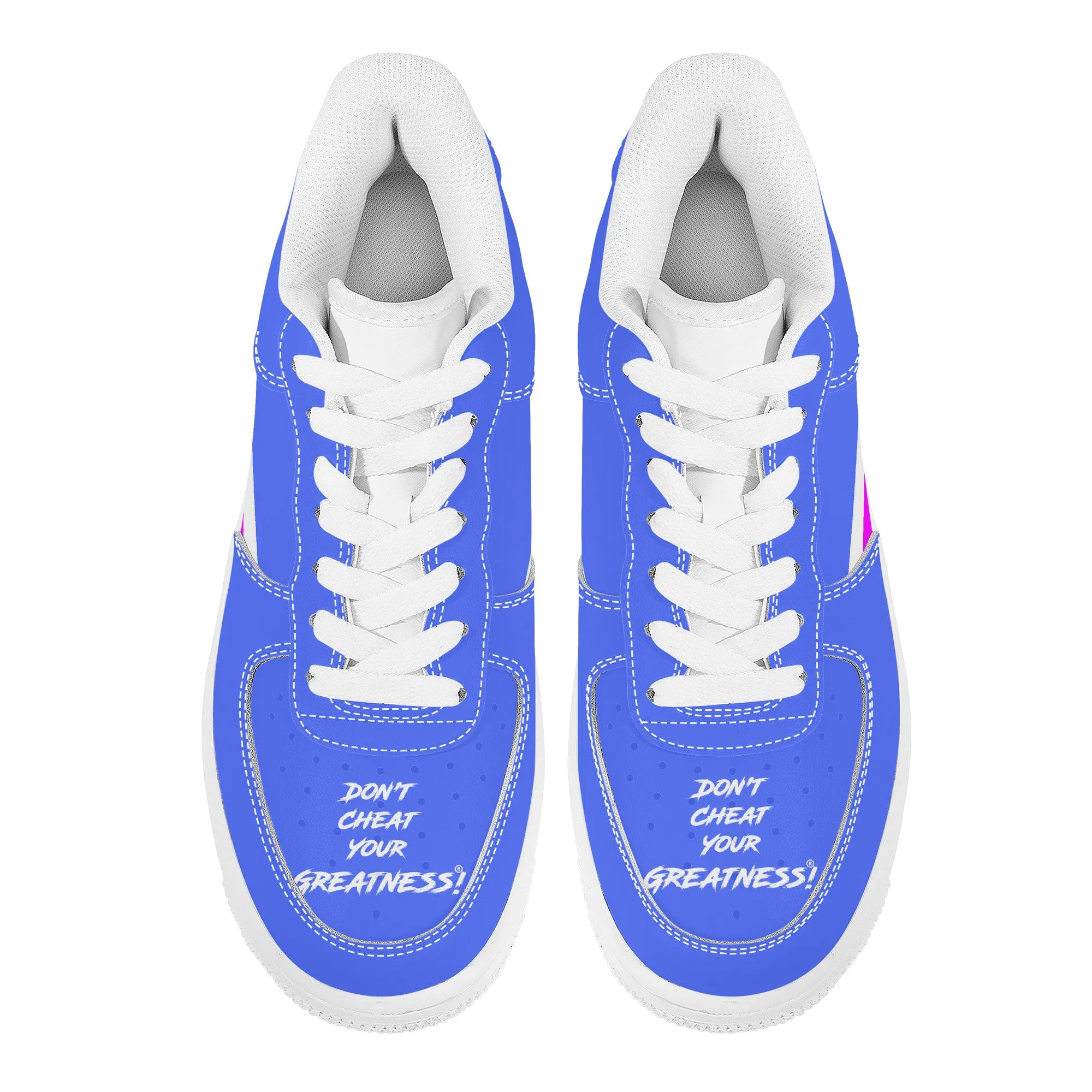 Don't Cheat Your Greatness, Low Top Unisex Sneaker