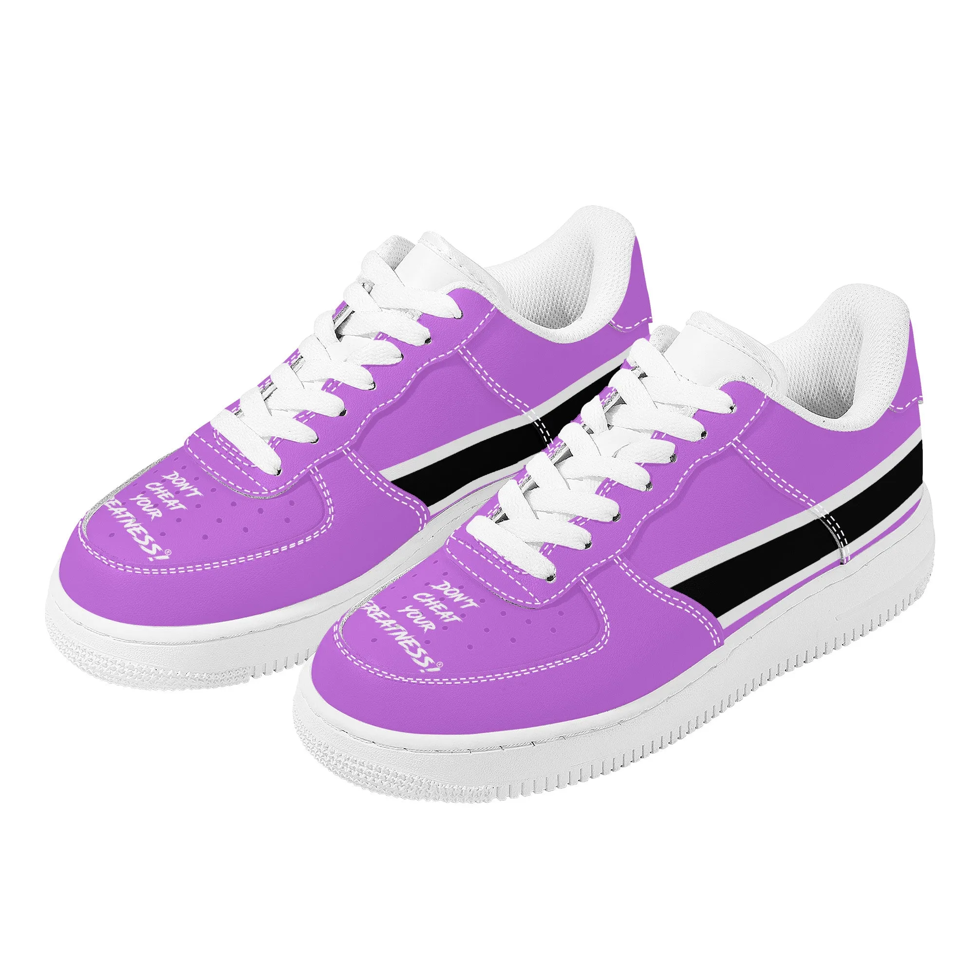 Don't Cheat Your Greatness, Low Top Unisex Sneaker