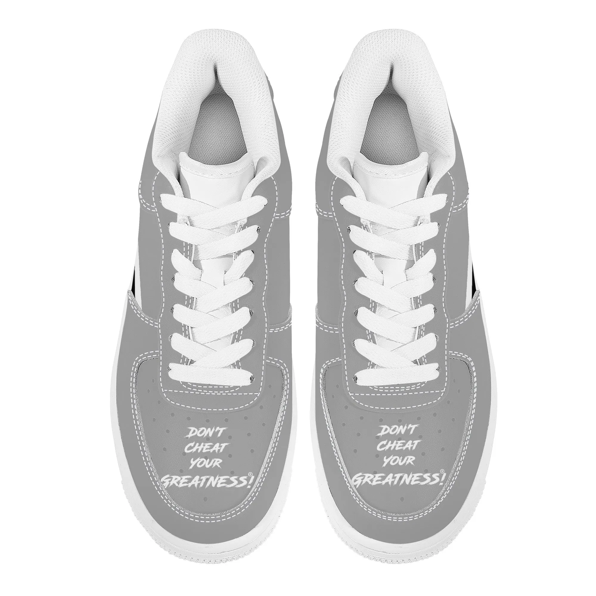 Dont Cheat Your Greatness, Low Top Unisex Sneaker