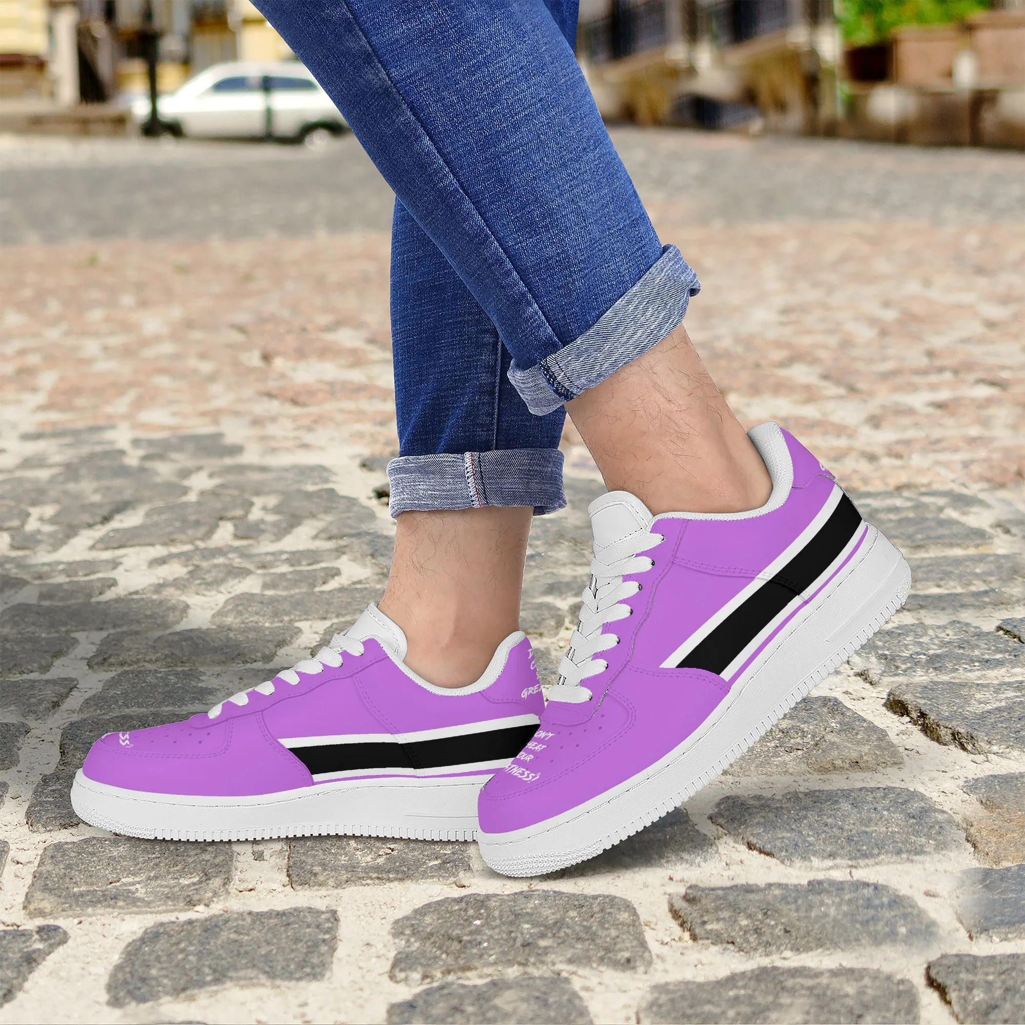 Don't Cheat Your Greatness, Low Top Unisex Sneaker