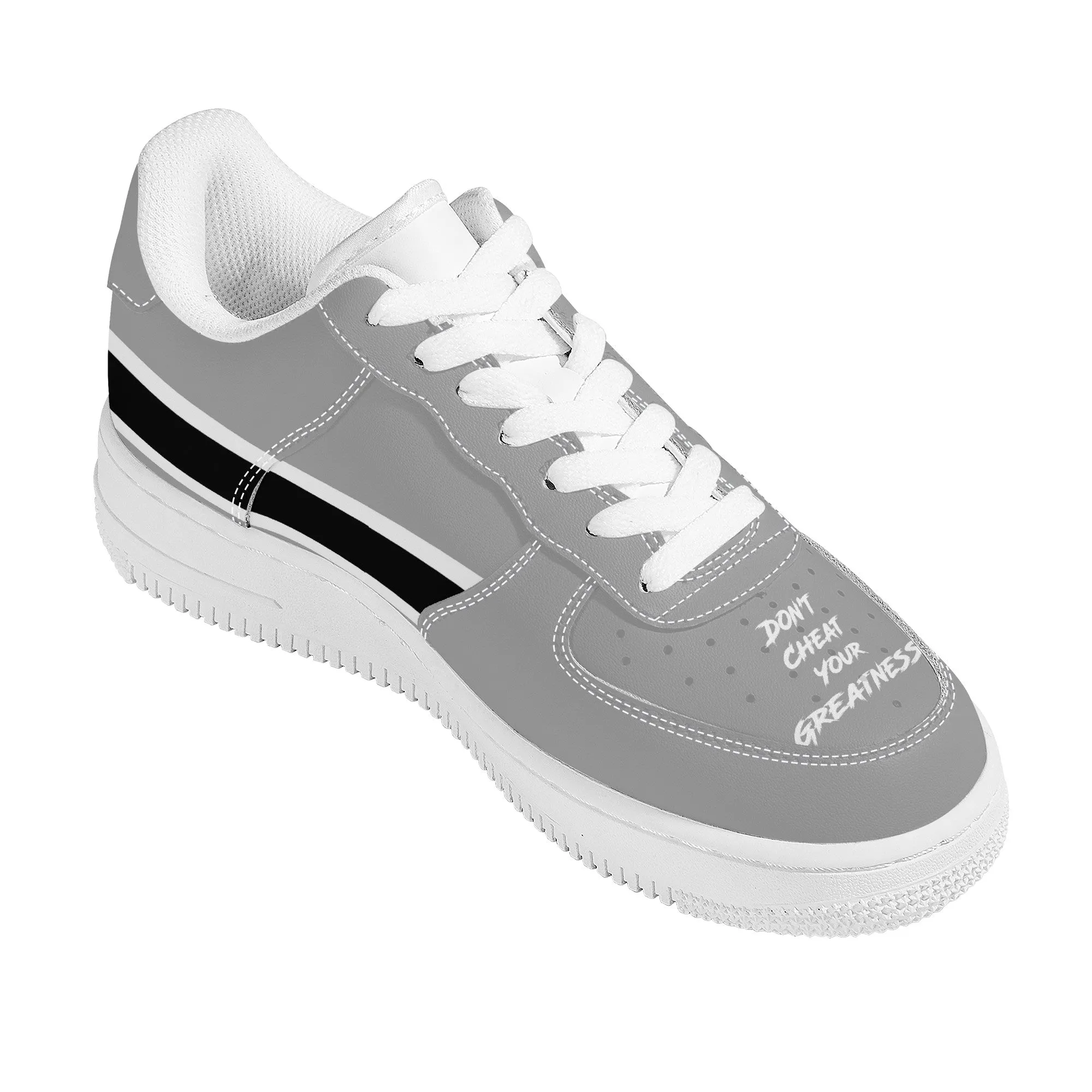 Dont Cheat Your Greatness, Low Top Unisex Sneaker