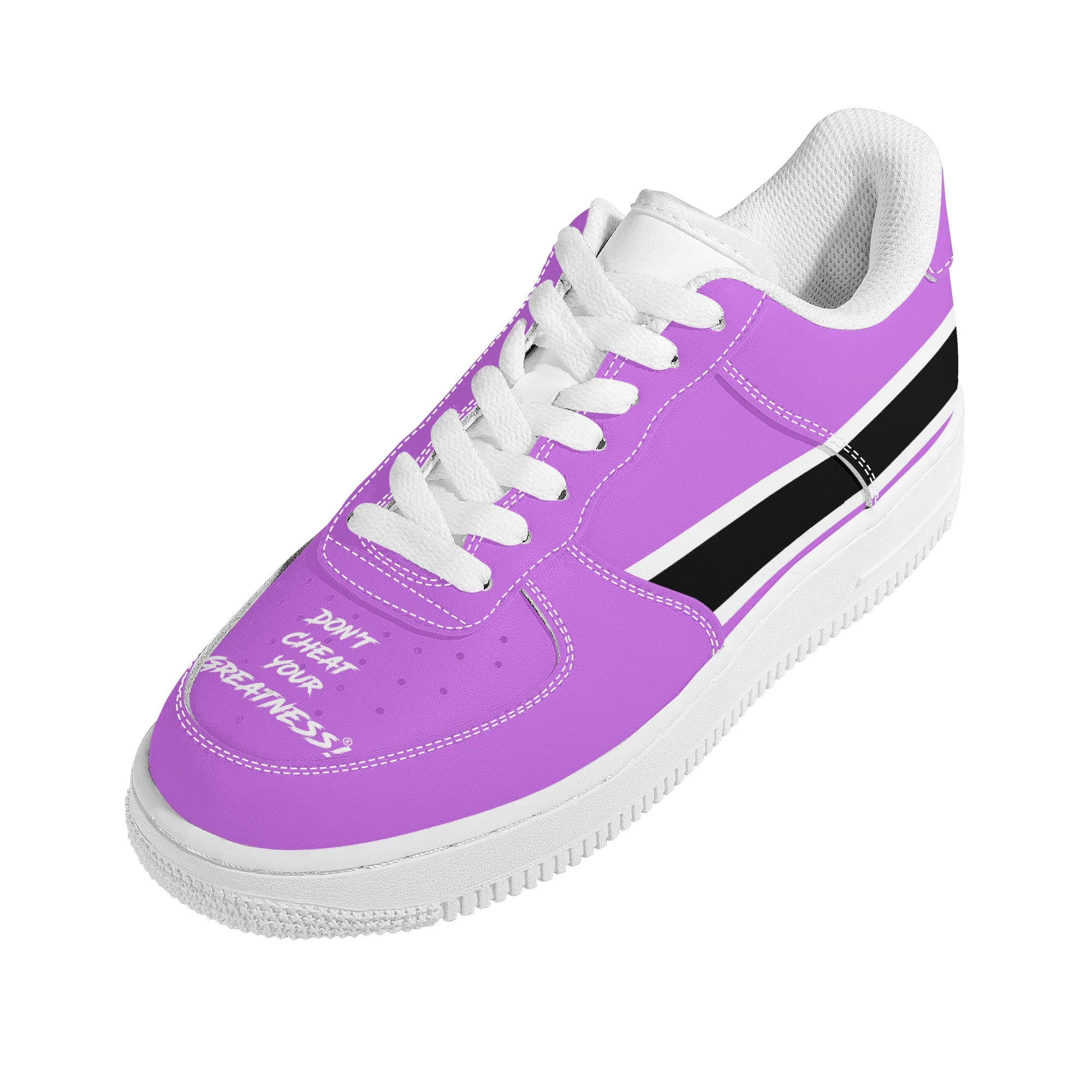 Don't Cheat Your Greatness, Low Top Unisex Sneaker