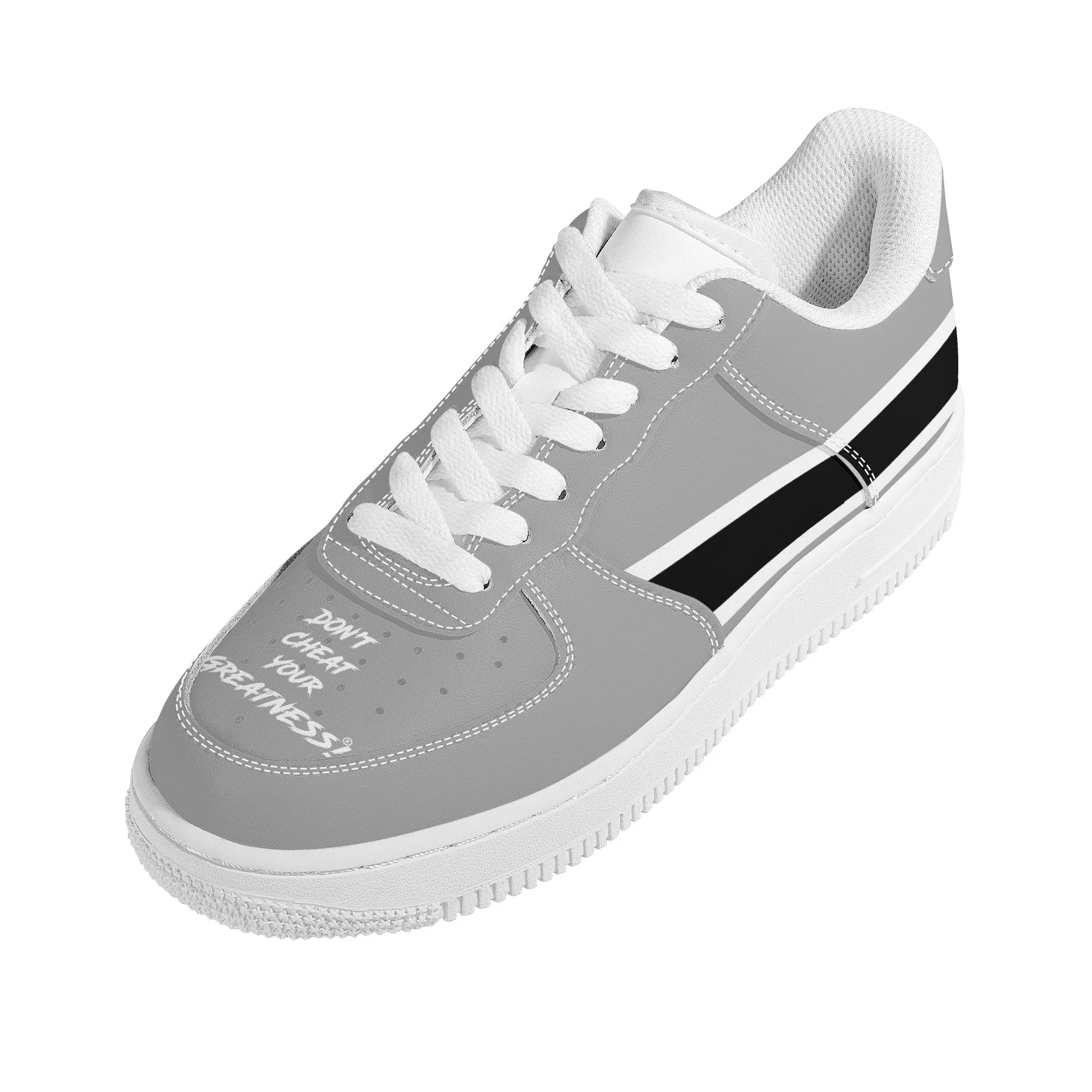 Dont Cheat Your Greatness, Low Top Unisex Sneaker