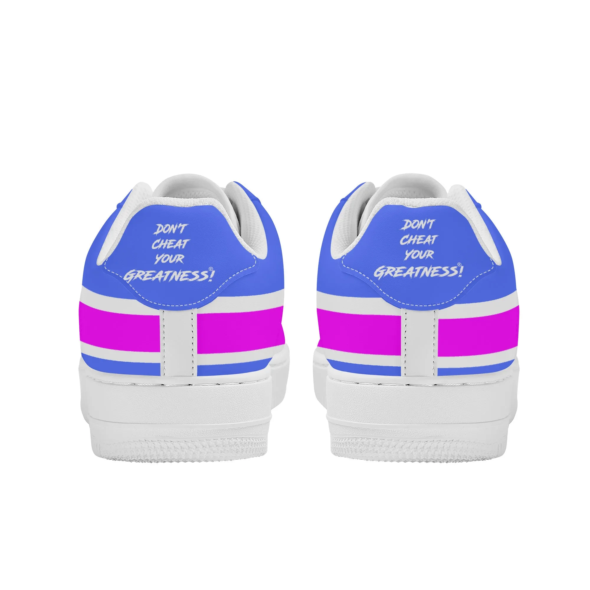 Don't Cheat Your Greatness, Low Top Unisex Sneaker