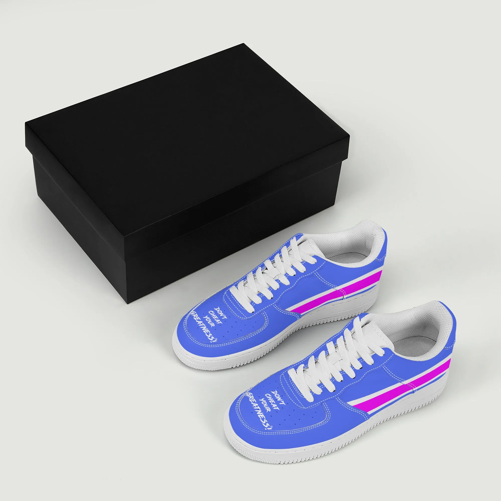 Don't Cheat Your Greatness, Low Top Unisex Sneaker