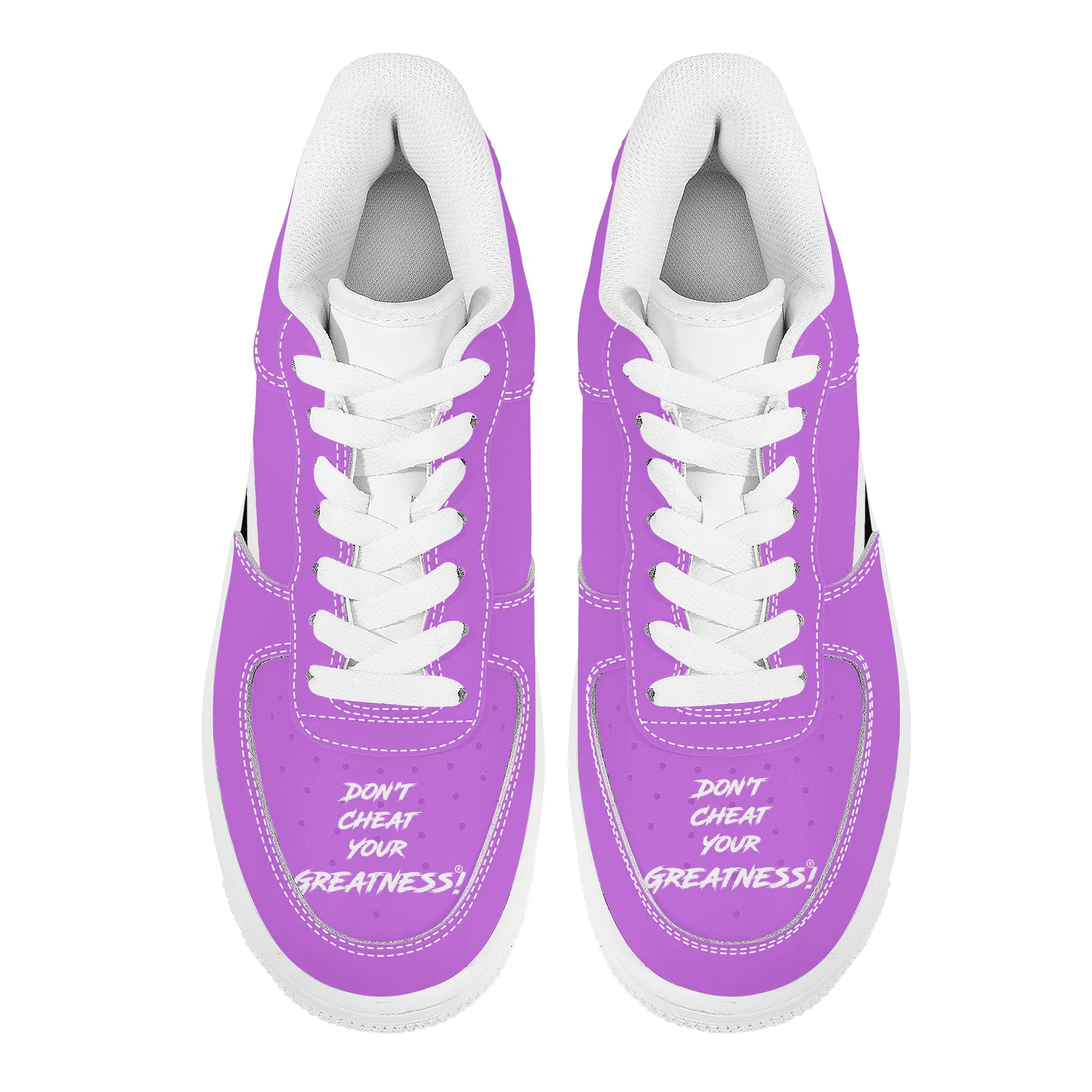 Don't Cheat Your Greatness, Low Top Unisex Sneaker