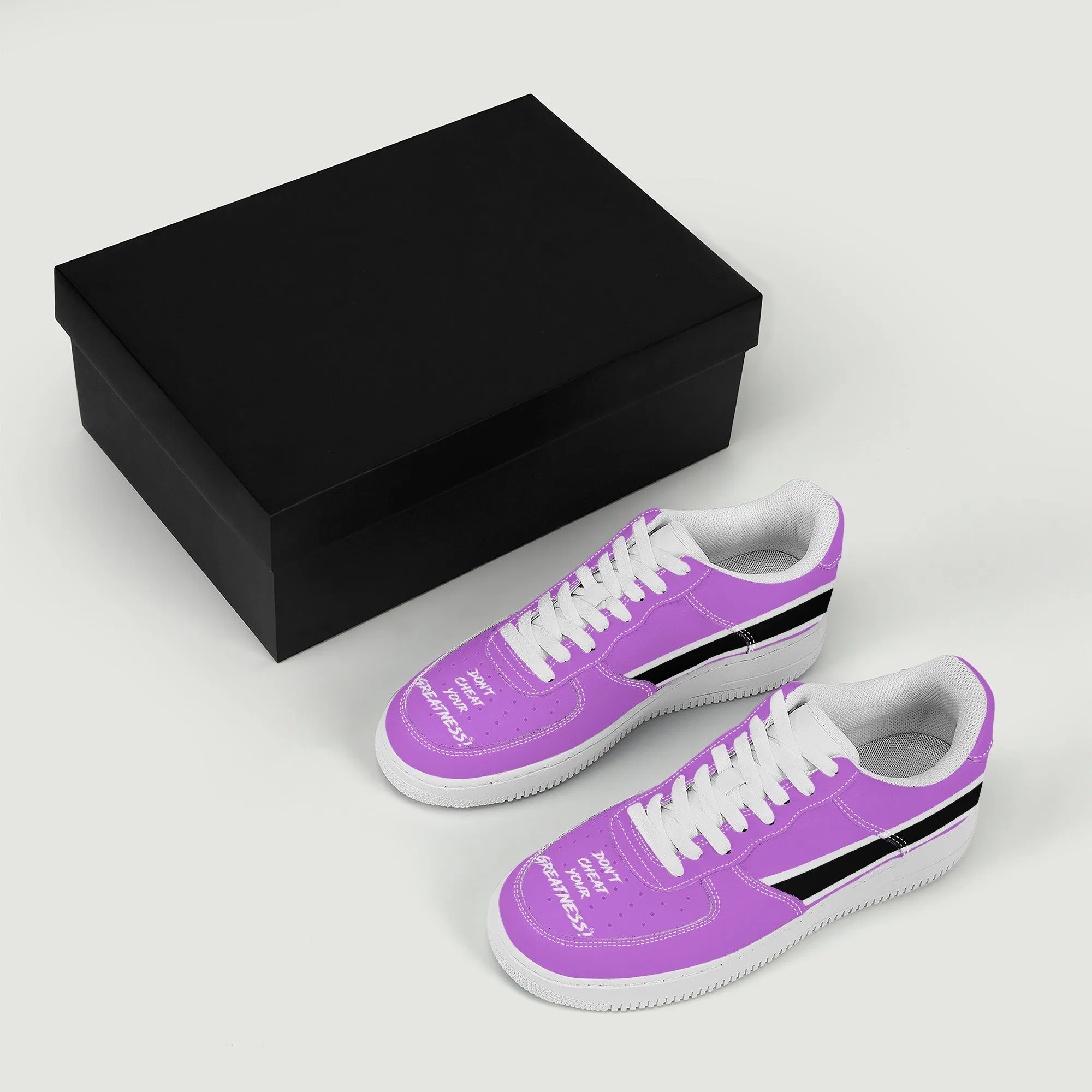 Don't Cheat Your Greatness, Low Top Unisex Sneaker