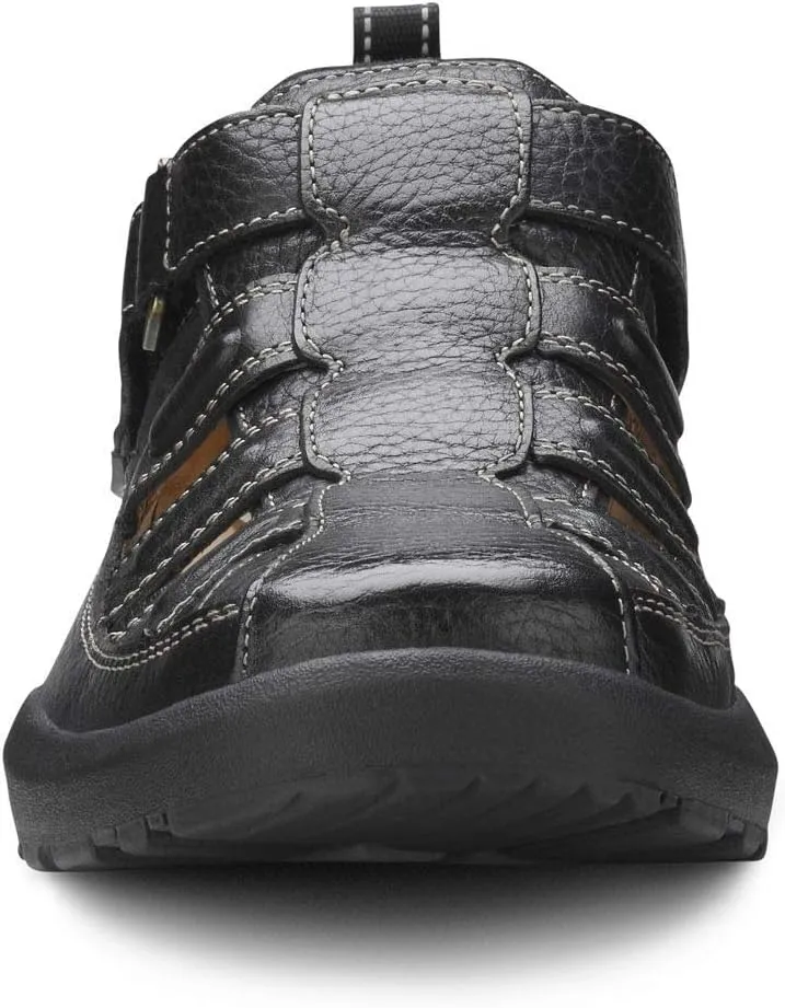 Dr. Comfort Fisherman Men's Therapeutic Diabetic Extra Depth Sandal: Black 11.0 Medium (B/D)