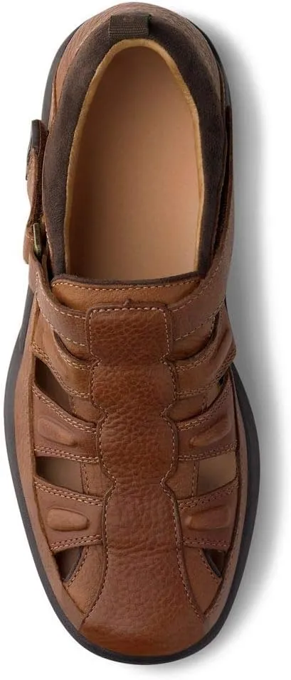 Dr. Comfort Fisherman Men's Therapeutic Diabetic Extra Depth Sandal: Chestnut 9.5 Medium (B/D)
