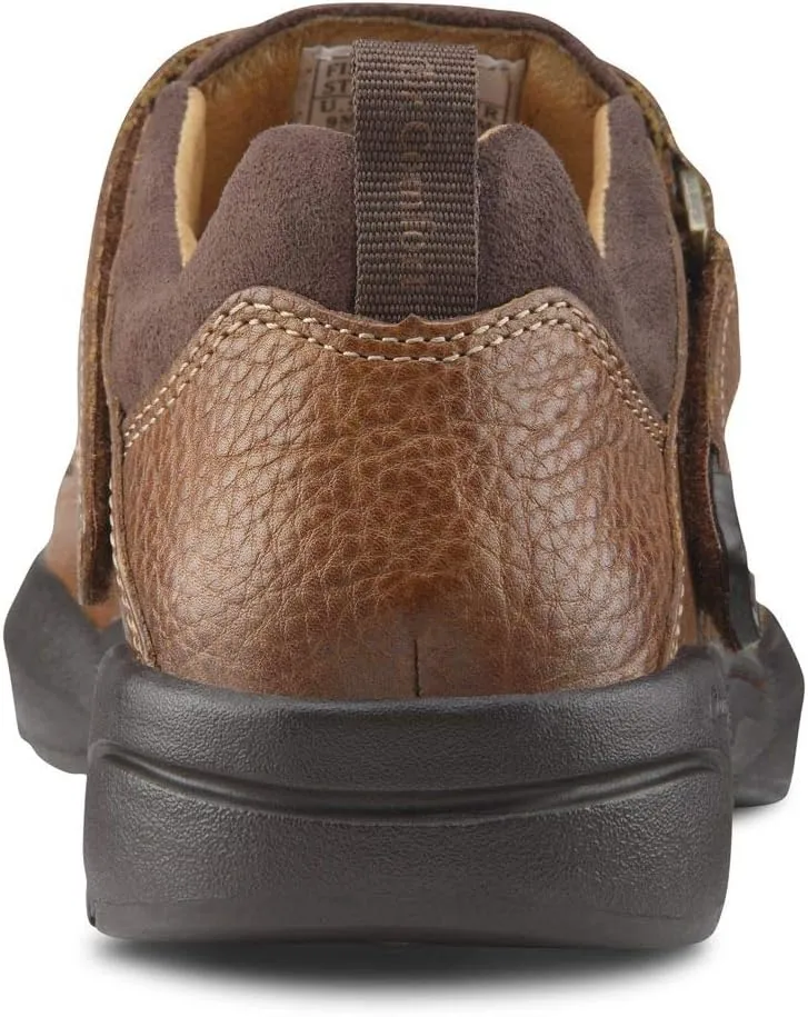 Dr. Comfort Fisherman Men's Therapeutic Diabetic Extra Depth Sandal: Chestnut 9.5 Medium (B/D)