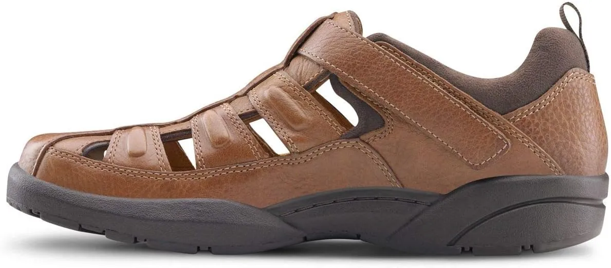 Dr. Comfort Fisherman Men's Therapeutic Diabetic Extra Depth Sandal: Chestnut 9.5 Medium (B/D)