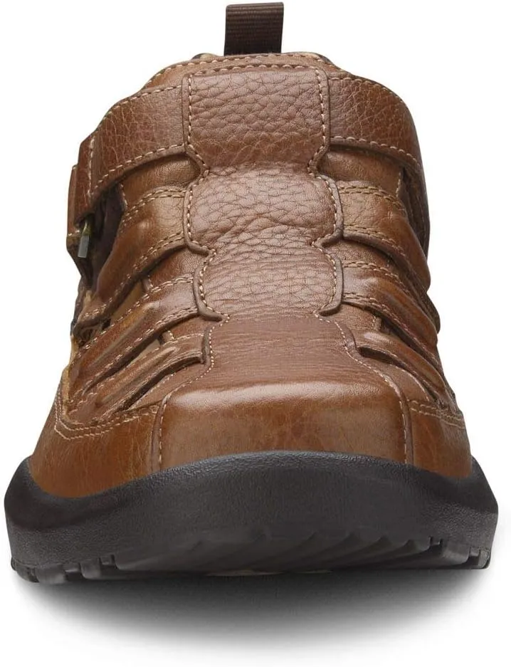 Dr. Comfort Fisherman Men's Therapeutic Diabetic Extra Depth Sandal: Chestnut 9.5 Medium (B/D)
