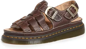 Dr. Martens Women's 8092 Archive Casual Sandal Dark Brn 7 Medium UK