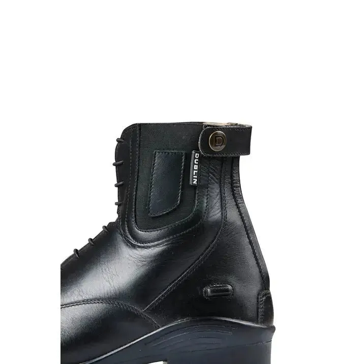 DUBLIN EVOLUTION LACE FRONT PADDOCK BOOTS BLACK LADIES