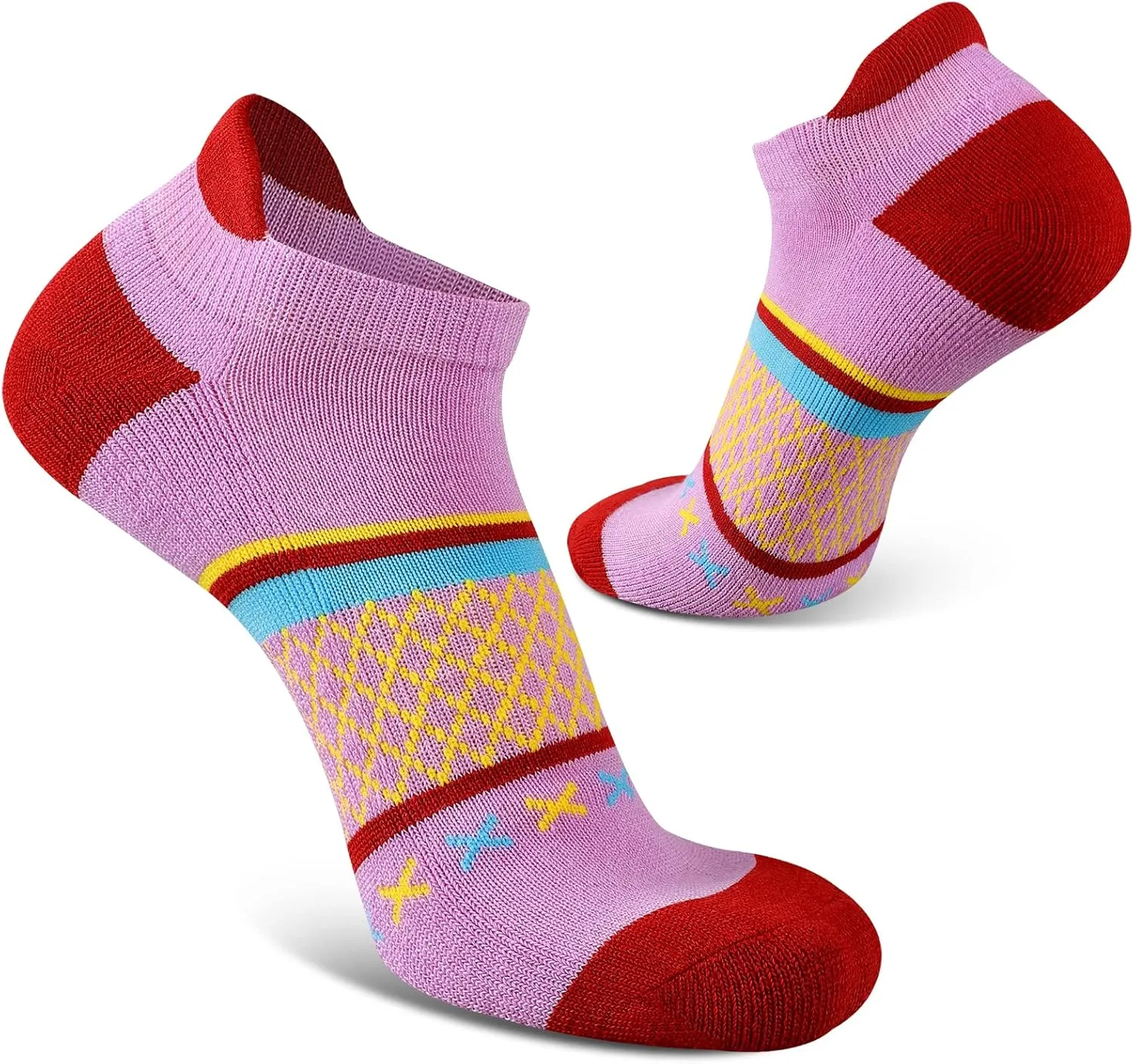 Eallco Womens Socks Ankle Athletic Socks Short Running Socks With Cushioned Sole 6 Pairs
