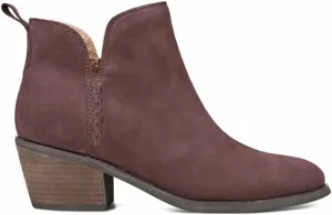 Earth Footwear, Marisole Block Heel Slip-on Casual Booties, Dark Red 600, 9 M
