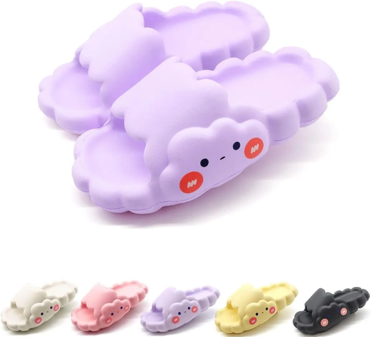EVA Cloud Sandals and Slippers for Women and Men Indoor & Outdoor Thick Platform Summer Beach Non-Slip Quick Drying Shower Slides Bathroom Massage Friendly Casual Slippers