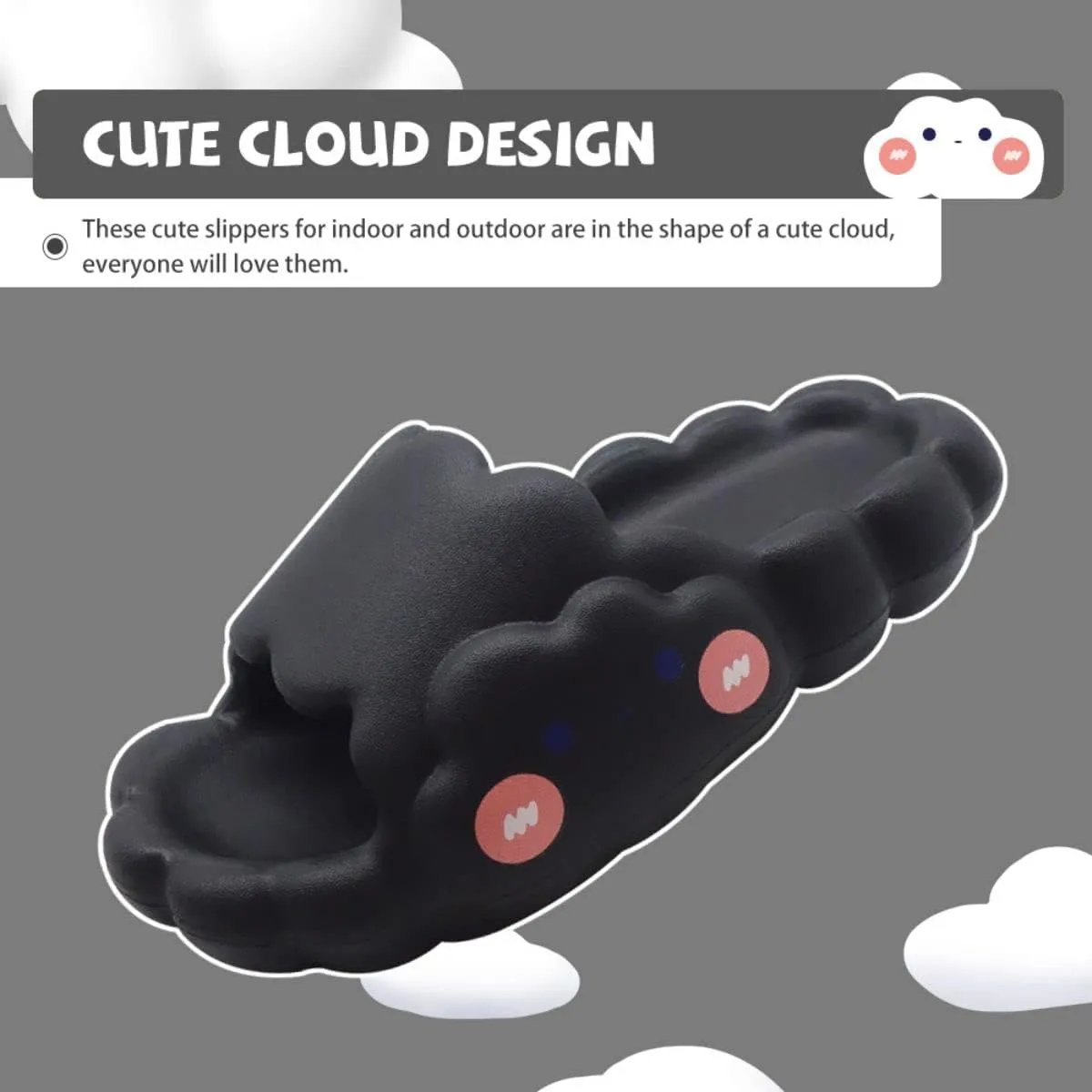 EVA Cloud Sandals and Slippers for Women and Men Indoor & Outdoor Thick Platform Summer Beach Non-Slip Quick Drying Shower Slides Bathroom Massage Friendly Casual Slippers