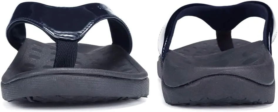FANTURE Women Orthotic Arch Support Sandal for Comfortable Walk Thong Style Casual Flip Flops