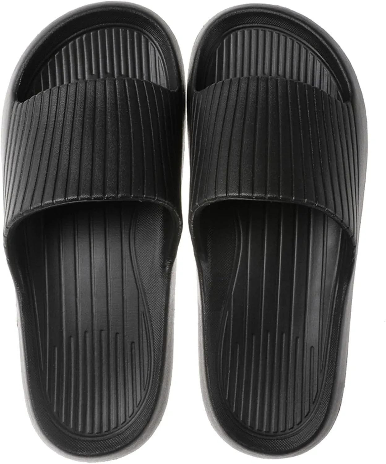 Fashion All Seasons Men Slippers Flat Bottom Lightweight Home Bathroom Non Slip Open Toe Comfortable Simple Men Slipper