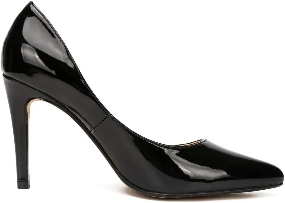 fereshte Women's Men's Slip On Stilettos High Heels Dress Pumps Shoes