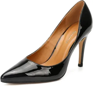 fereshte Women's Men's Slip On Stilettos High Heels Dress Pumps Shoes