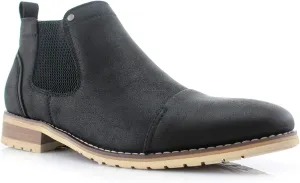 Ferro Aldo Sterling MFA606325 Mens Casual Chelsea Slip on Ankle Boots