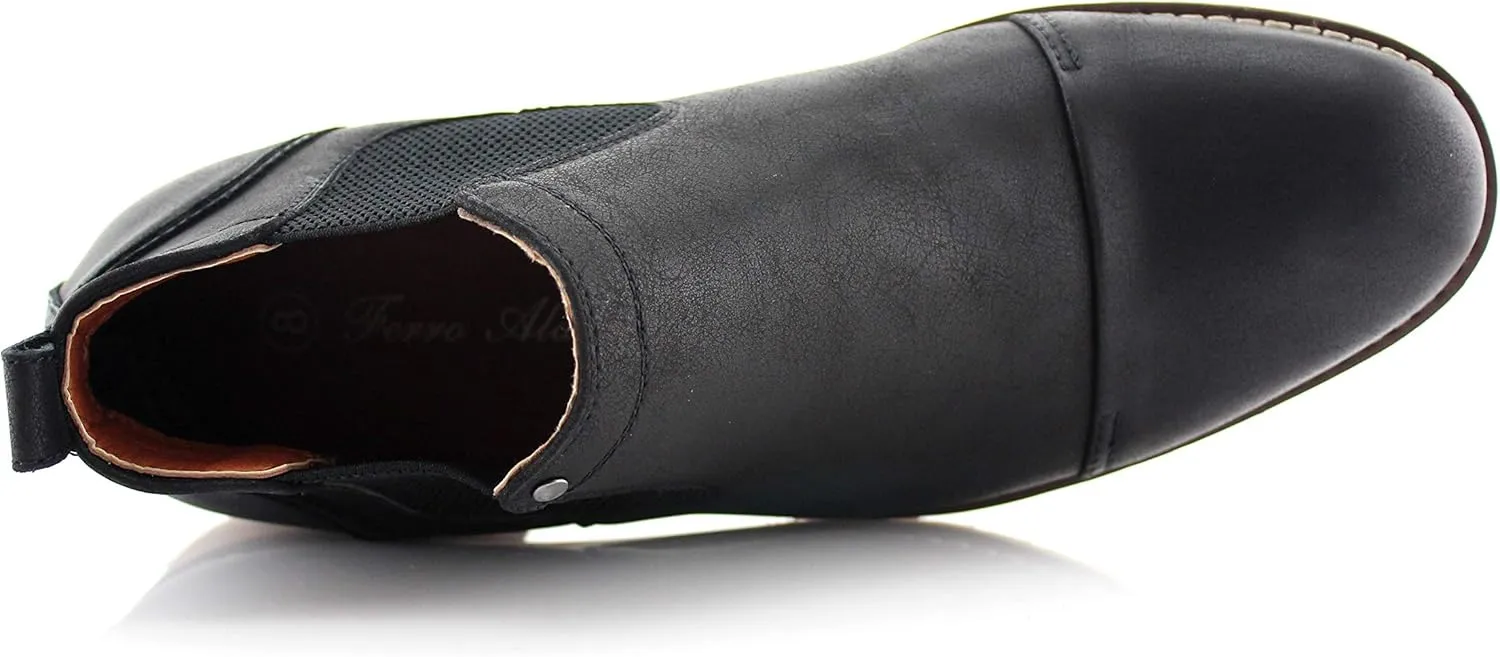 Ferro Aldo Sterling MFA606325 Mens Casual Chelsea Slip on Ankle Boots