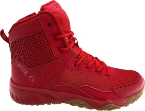 Fila Men Chastizer Ankle Boot, Red Red/Gum, 12