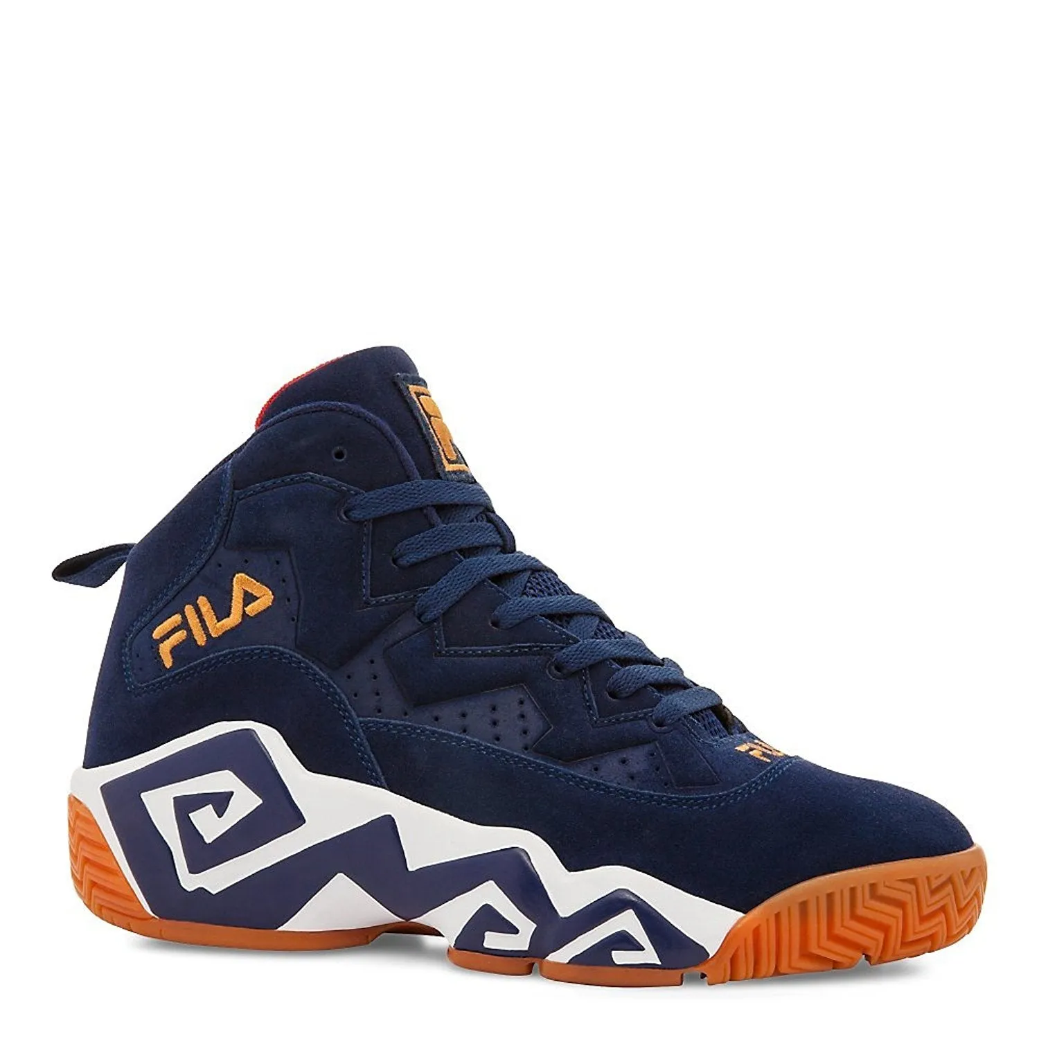 Fila Men's MB Fashion Sneaker, Navy-White-Gold