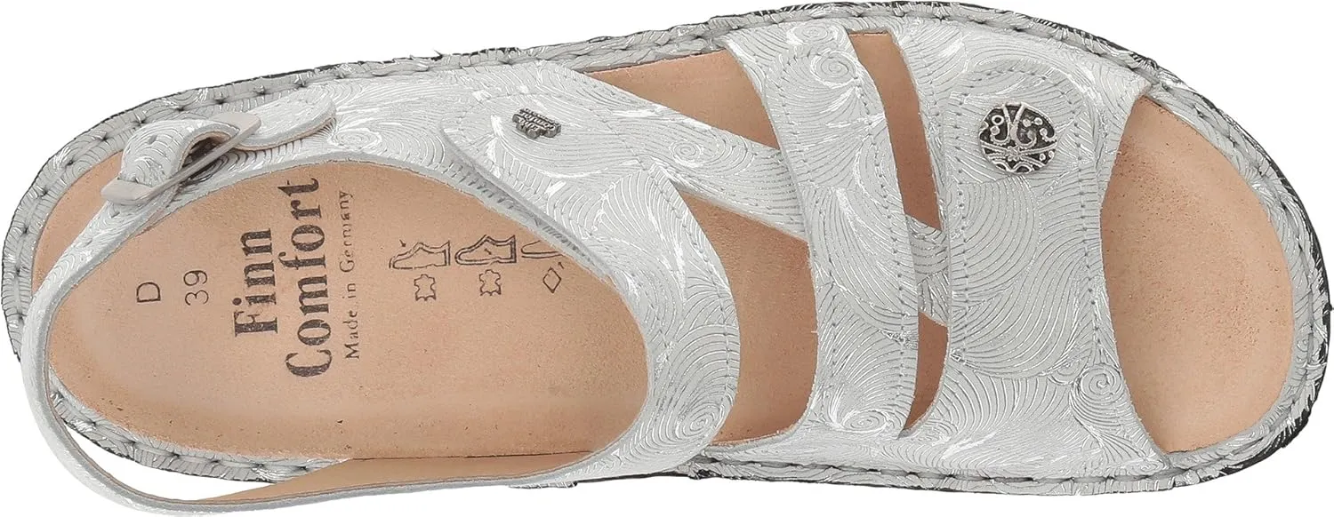 Finn Comfort Women's Gomera Ankle Strap, 34 EU X-Weit