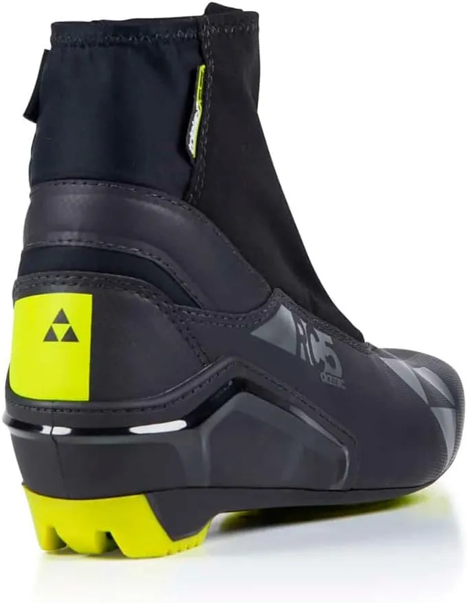 Fischer Unisex RC5 Classic Insulated Breathable Lightweight Water-Repelling Sports Nordic Cross-Country Ski Boots with Thermally Adaptable Foam, Soft Lining & Race Sole