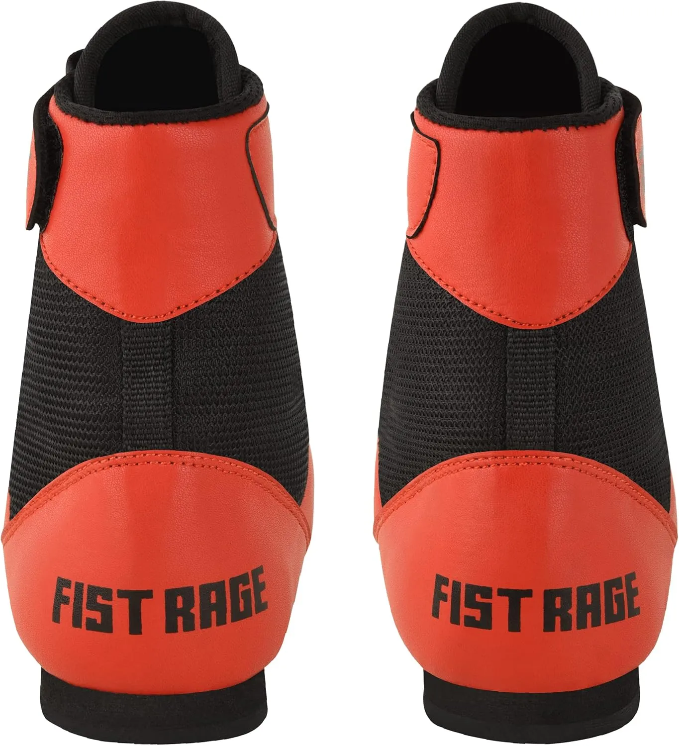 FISTRAGE Boxing Shoes Leather Kick Fighting Training Mesh Unisex Pro Men's and Youth Genuine Light Weight Boot | Shoe for Adults
