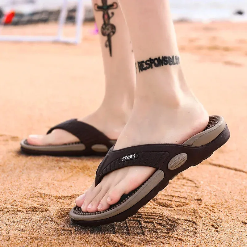 Flip-flops Comfortable Massage Beach Slippers