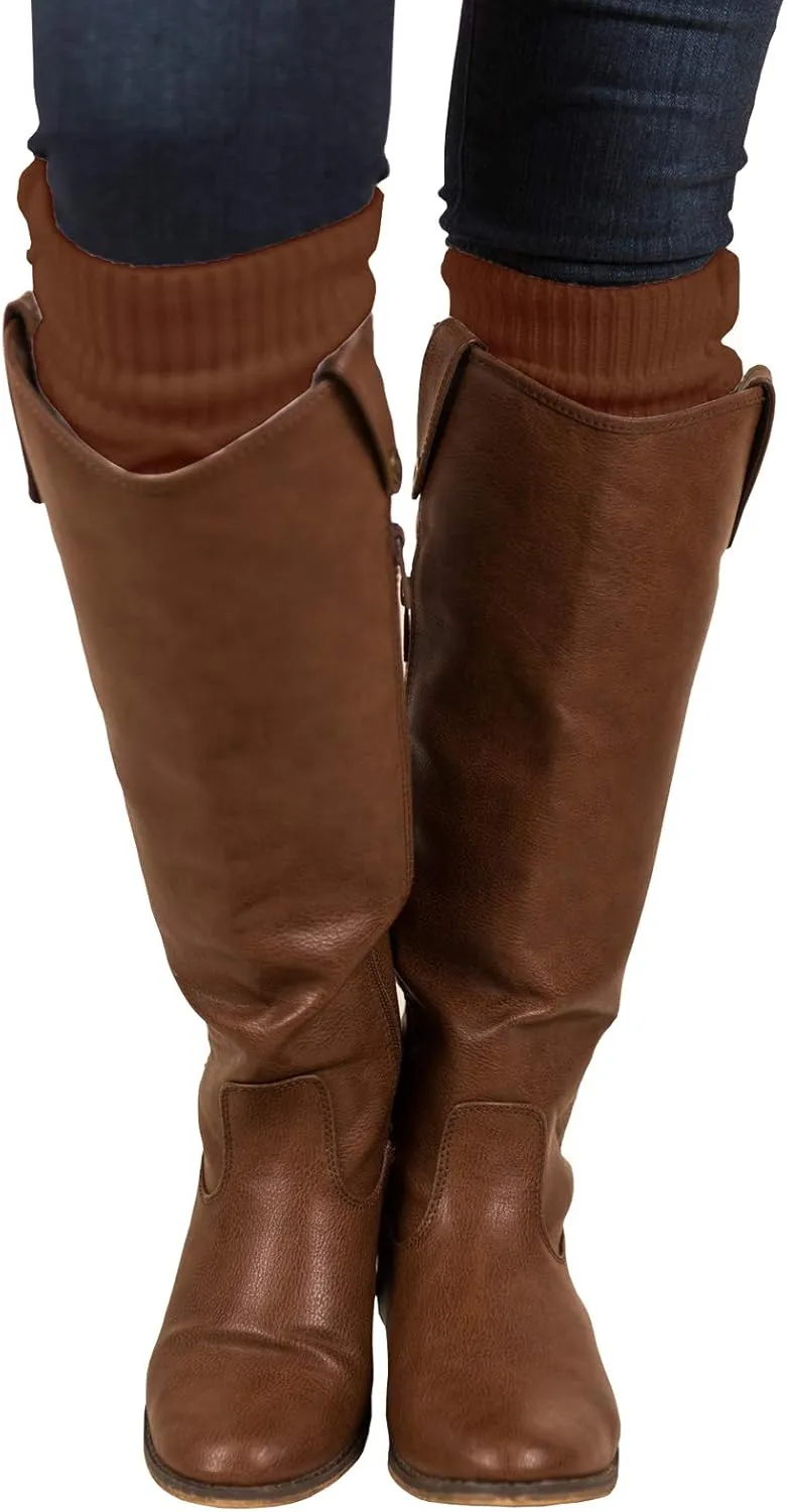 Floral Find Women's Cable Knit Knee-High Winter Boot Socks Extra Long Thigh Leg Warmers Stocking