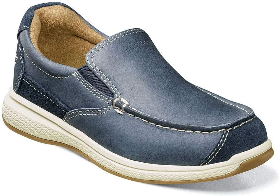 Florsheim Great Lakes Moc Toe Slip-On Jr Boys' Toddler-Youth Slip On
