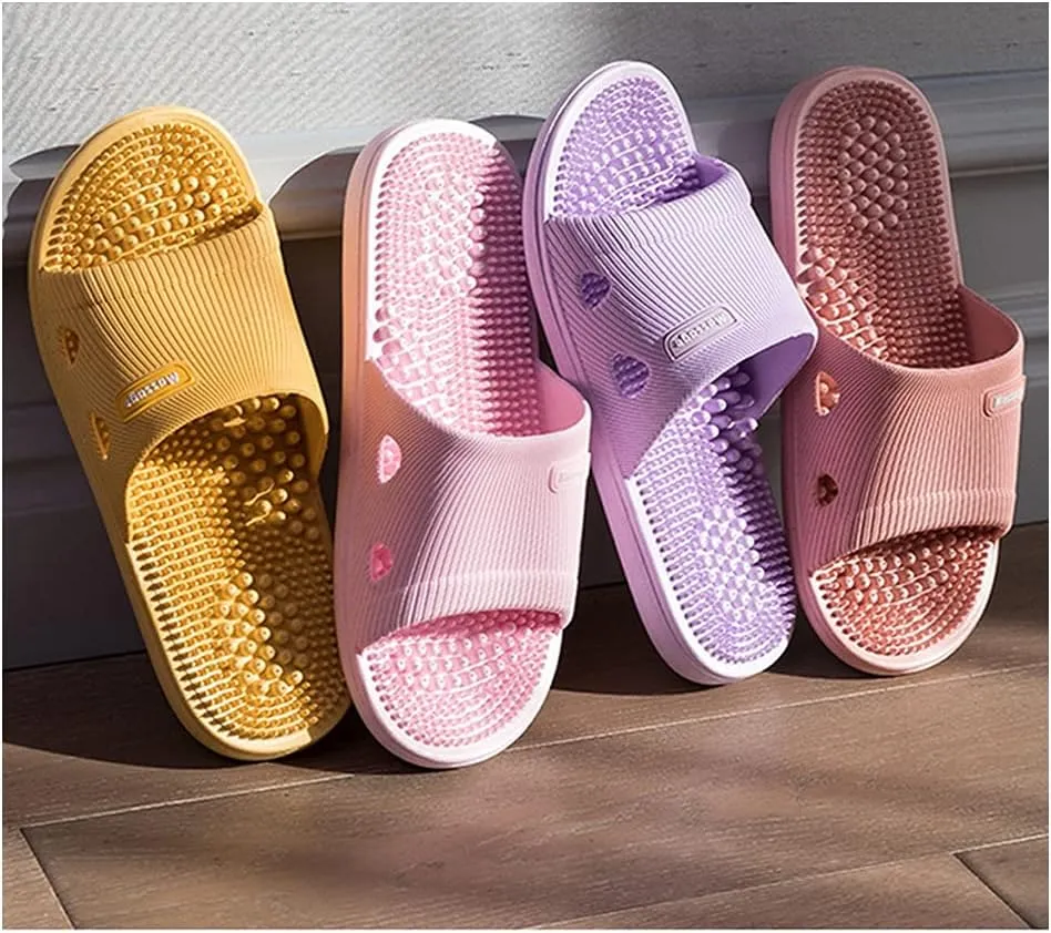 Food Massage Slippers for Women Men Accupressure Summer Mens Womens Massaging Shoes House Bathroom Shower Spa Acupressure Reflexology Sandals