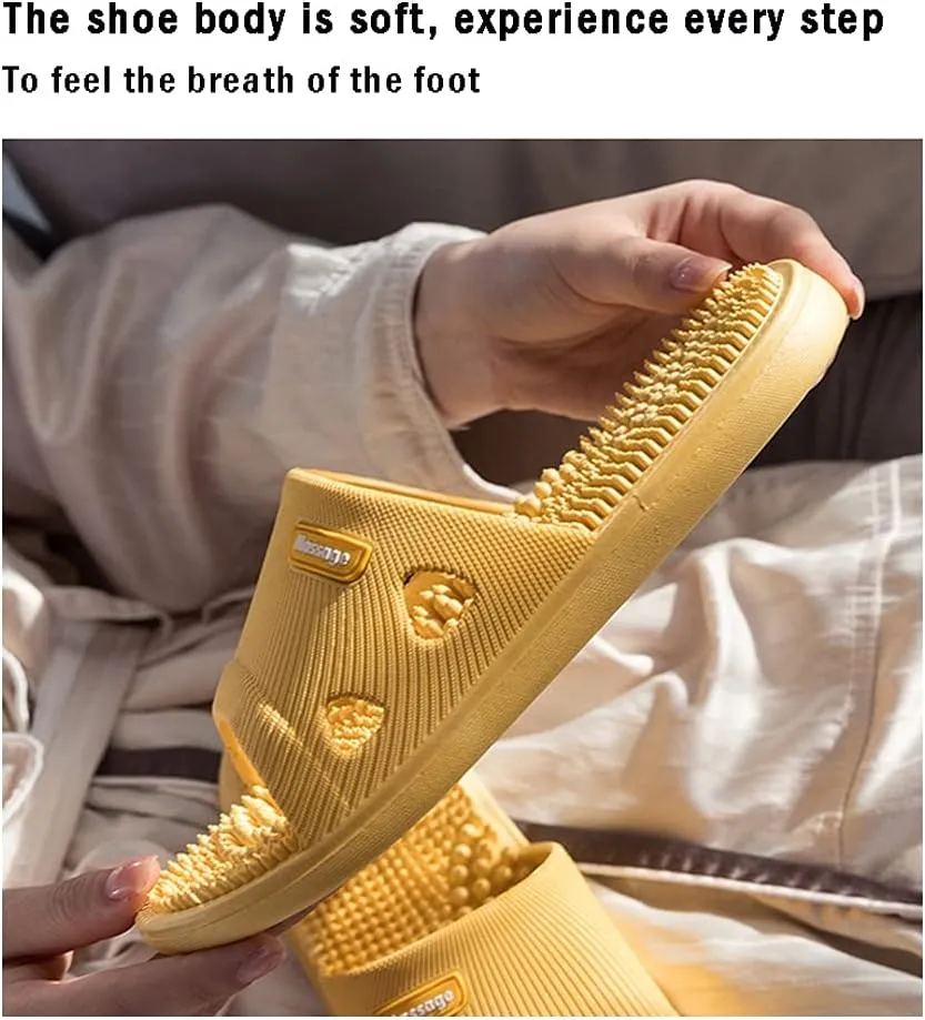 Food Massage Slippers for Women Men Accupressure Summer Mens Womens Massaging Shoes House Bathroom Shower Spa Acupressure Reflexology Sandals