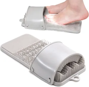 Foot Scrubber Feet Cleaner Washer Brush for Shower Floor Spas Massage, Slipper for Exfoliating Cleaning Foot